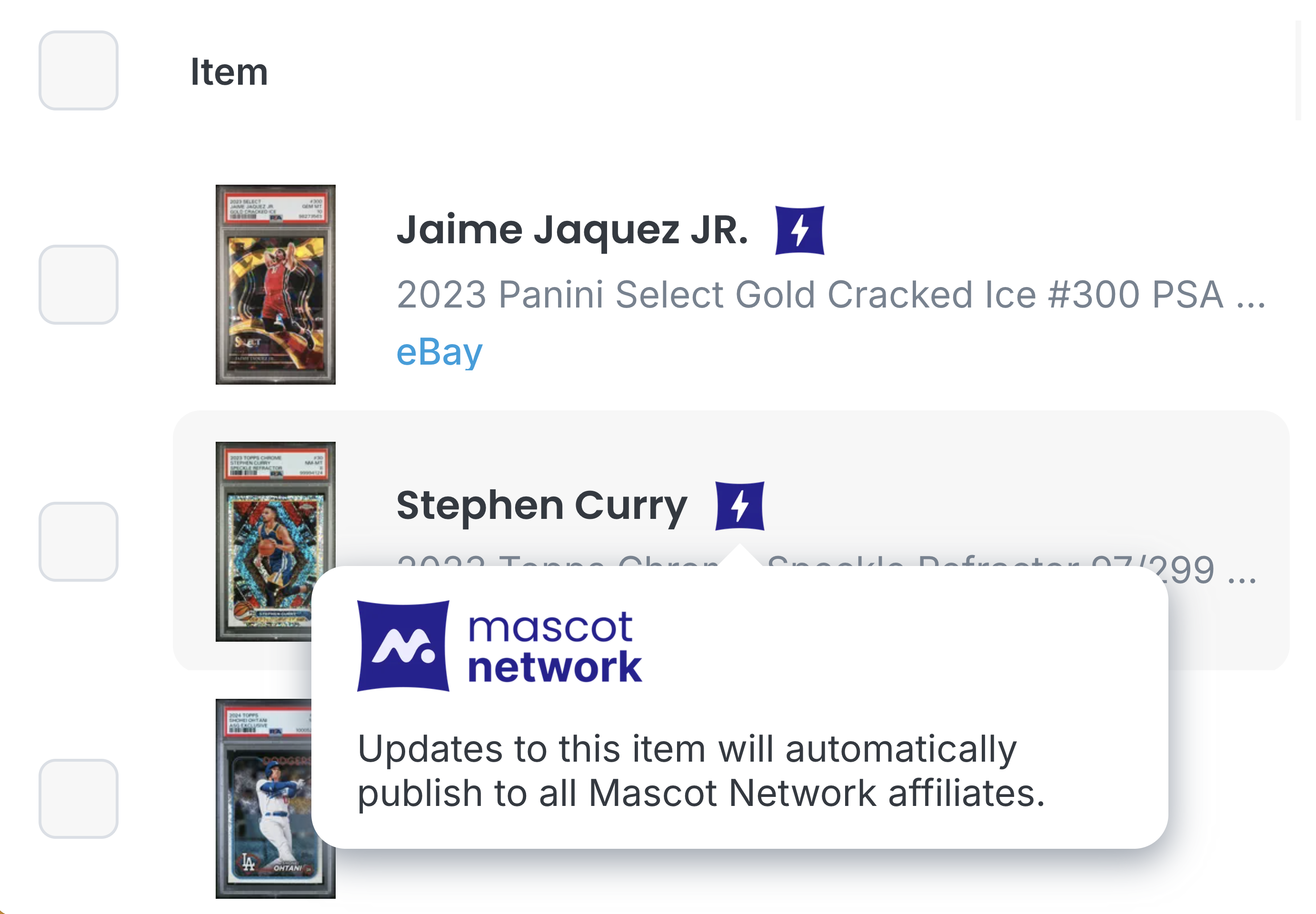 A One-Click Multi-Channel Listing